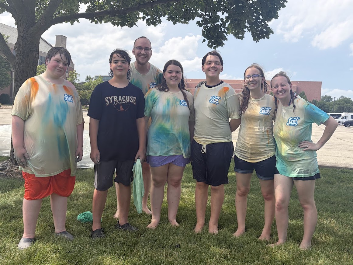 Youth group at Sent camp